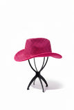 Fushia Rhinestone Cowboy Hat