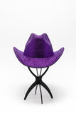 Bling Purple Cowboy Hat