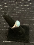 Sterling Silver 925 Larimar gemstone ring