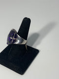 Sterling Silver 925 Amethyst Ring Size 8