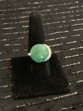 Sterling Silver 925 Jade Ring