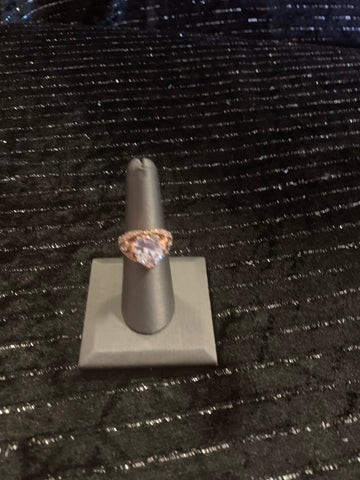 Rose gold ring Sterling Silver