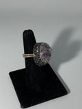 Sterling Silver Ring 925 Size 6 Druzzy
