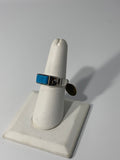 Sterling Silver Ring Turquoise 925 Size 8