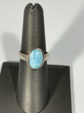 Larimar Sterling Silver Ring